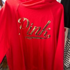 Pink hoodie